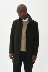 Manteau d'hiver habillé pour homme par Matinique | 30203845 21505 Nuit Forêt | Boutique Vvög, vêtements mode pour homme et femme
