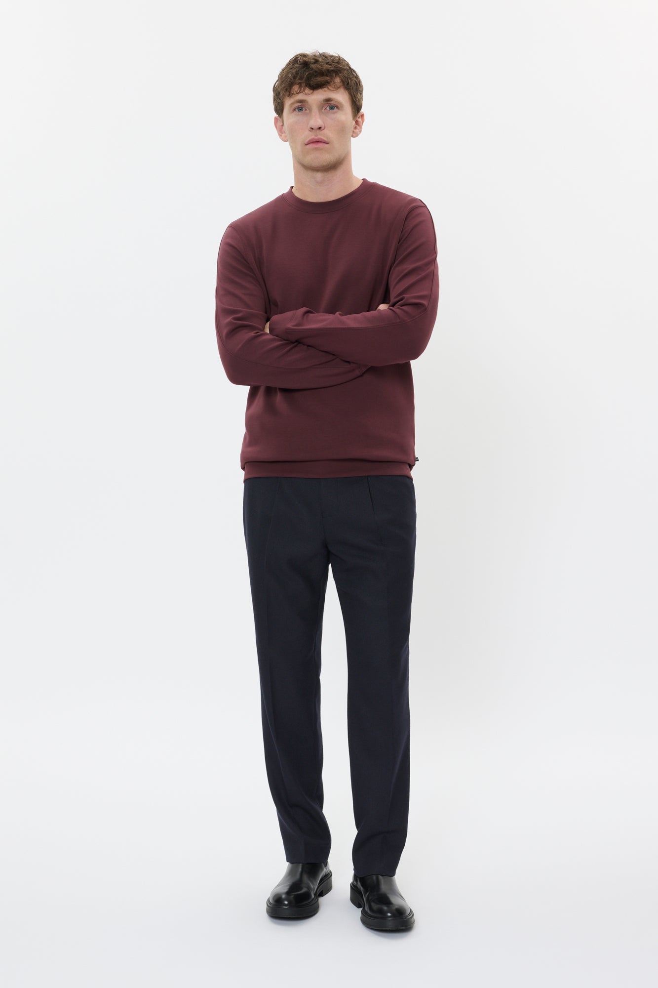 Chandail manches longues sport pour homme par Matinique | 30206535 Chocolat Décadent | Boutique Vvög, vêtements mode pour homme et femme