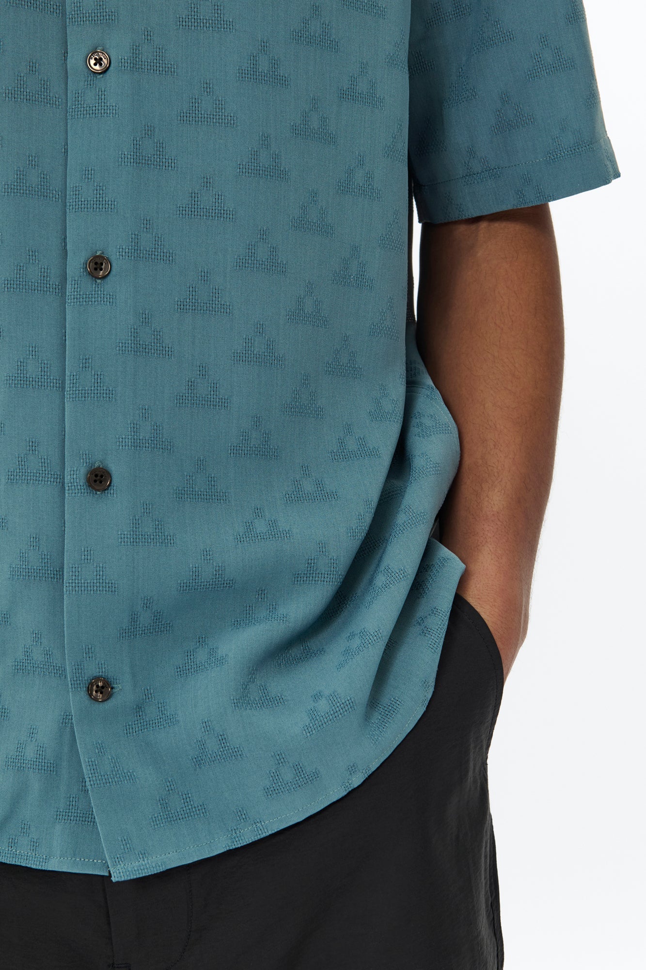 Chemise manches courtes pour homme par Matinique | 30208059 Bleu Fusion | Boutique Vvög, vêtements mode pour homme et femme