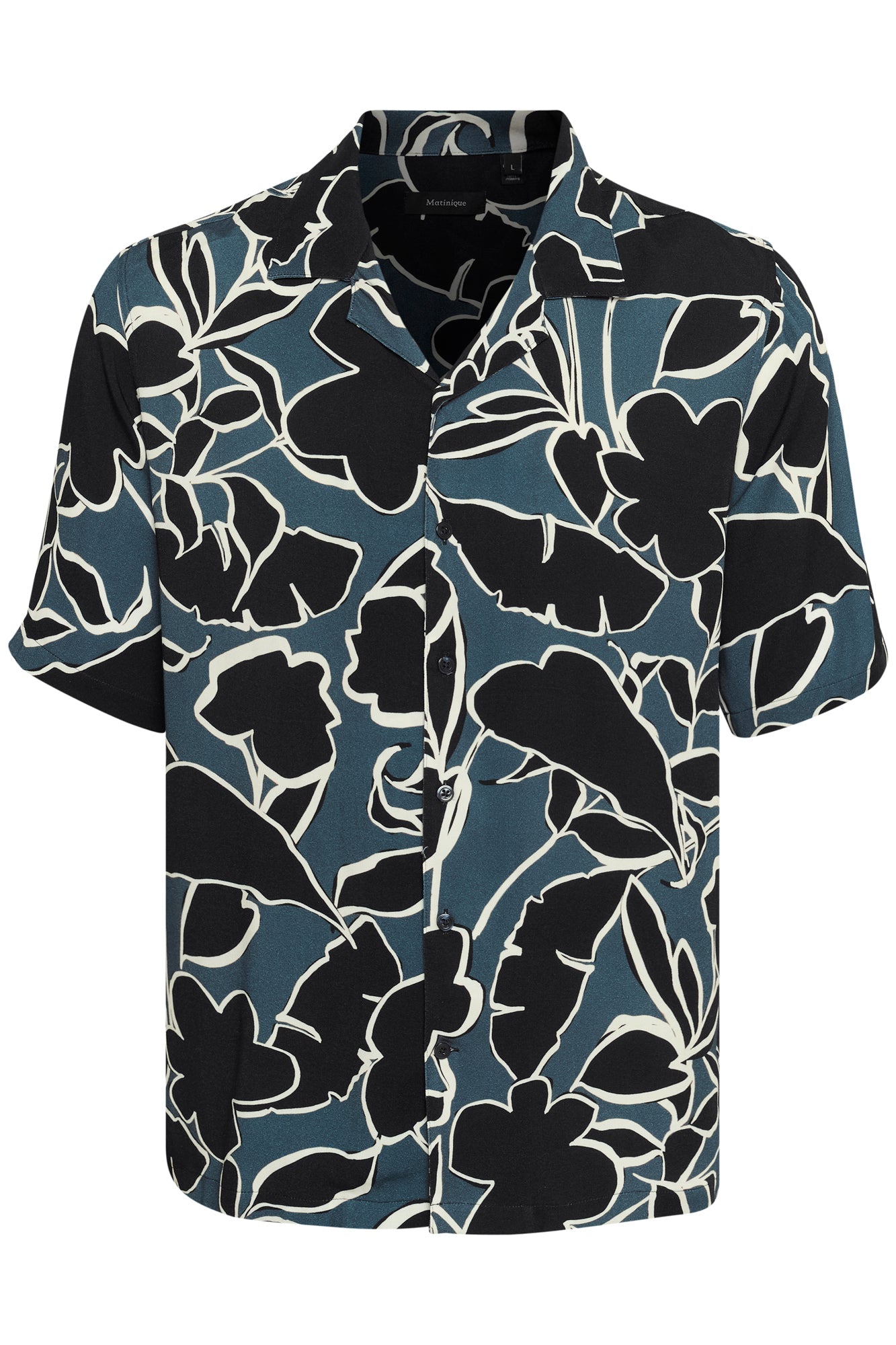 Chemise manches courtes pour homme par Matinique | 30208082 Bleu Fusion | Boutique Vvög, vêtements mode pour homme et femme