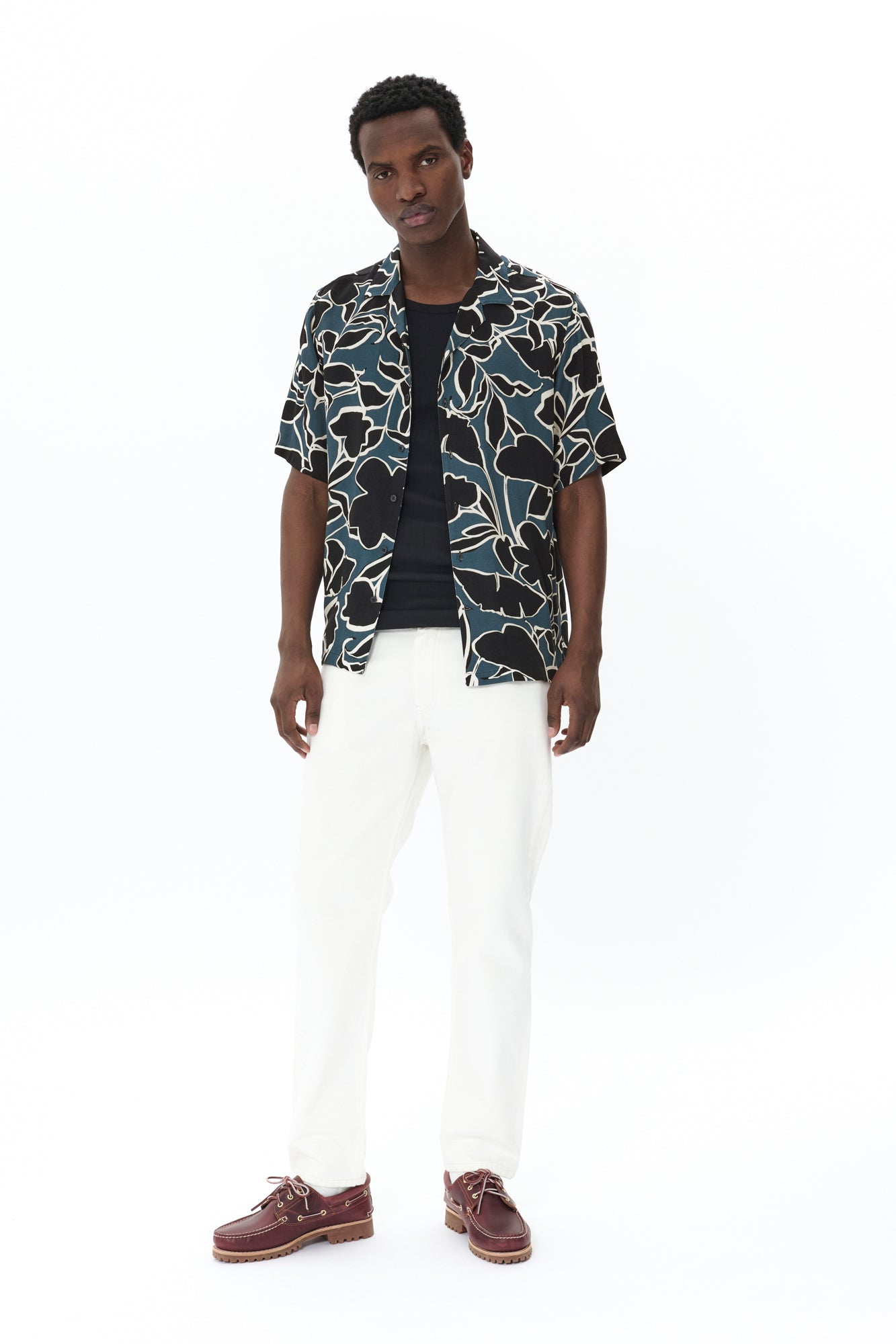 Chemise manches courtes pour homme par Matinique | 30208082 Bleu Fusion | Boutique Vvög, vêtements mode pour homme et femme