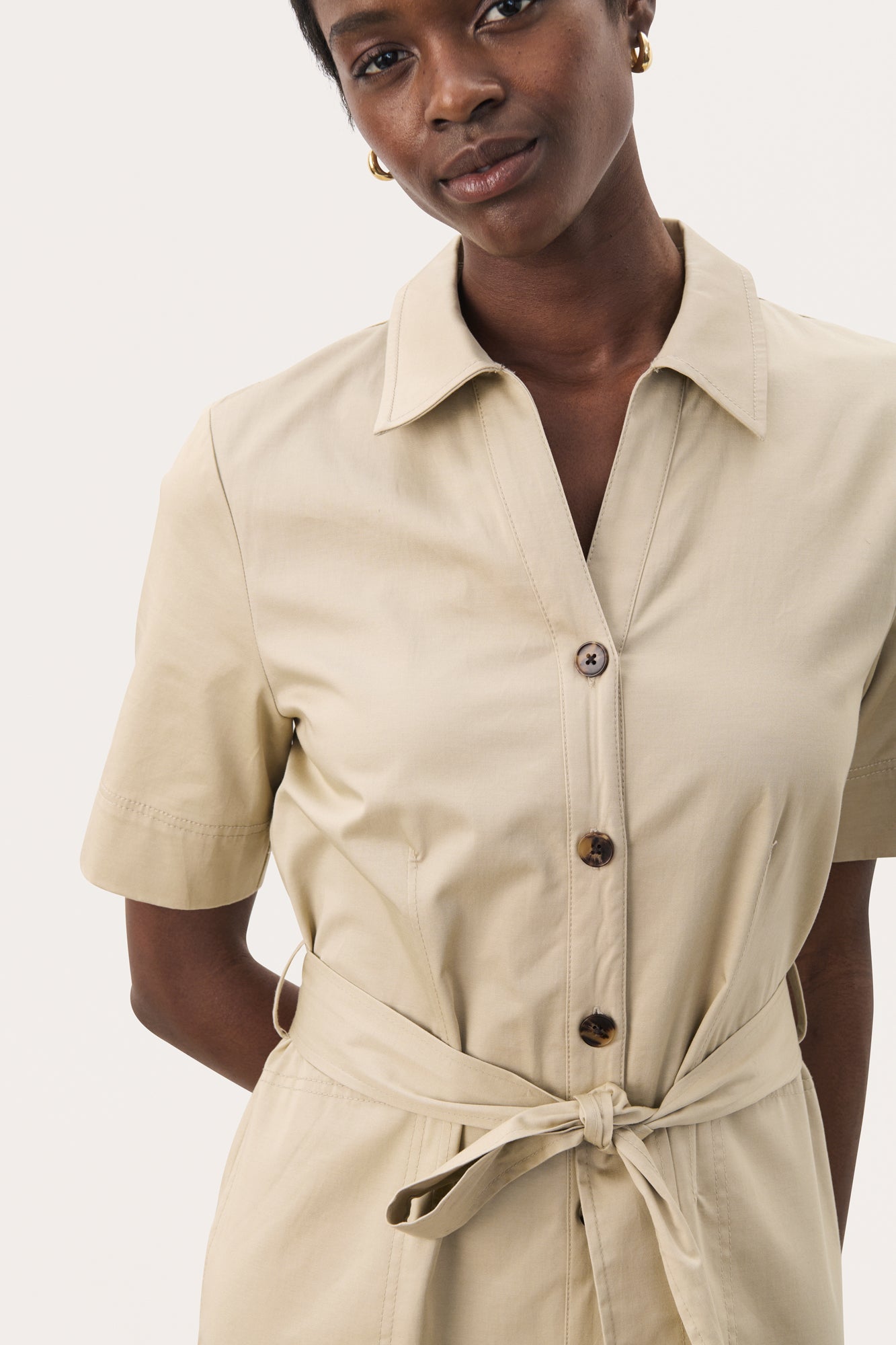 Robe pour femme par Part Two | 30309606 Poivre Blanc | Boutique Vvög, vêtements mode pour homme et femme