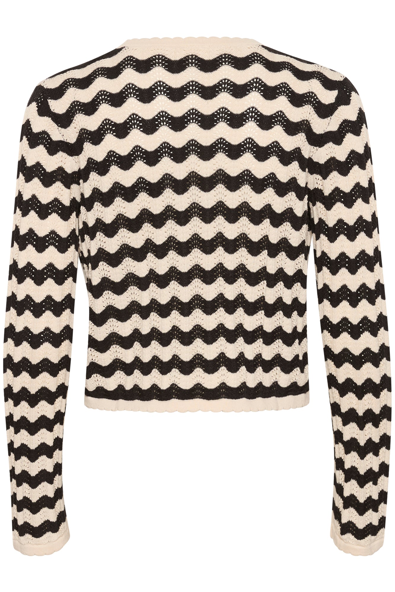 Cardigan pour femme par Part Two | 30309679 Eggnog/Noir | Boutique Vvög, vêtements mode pour homme et femme