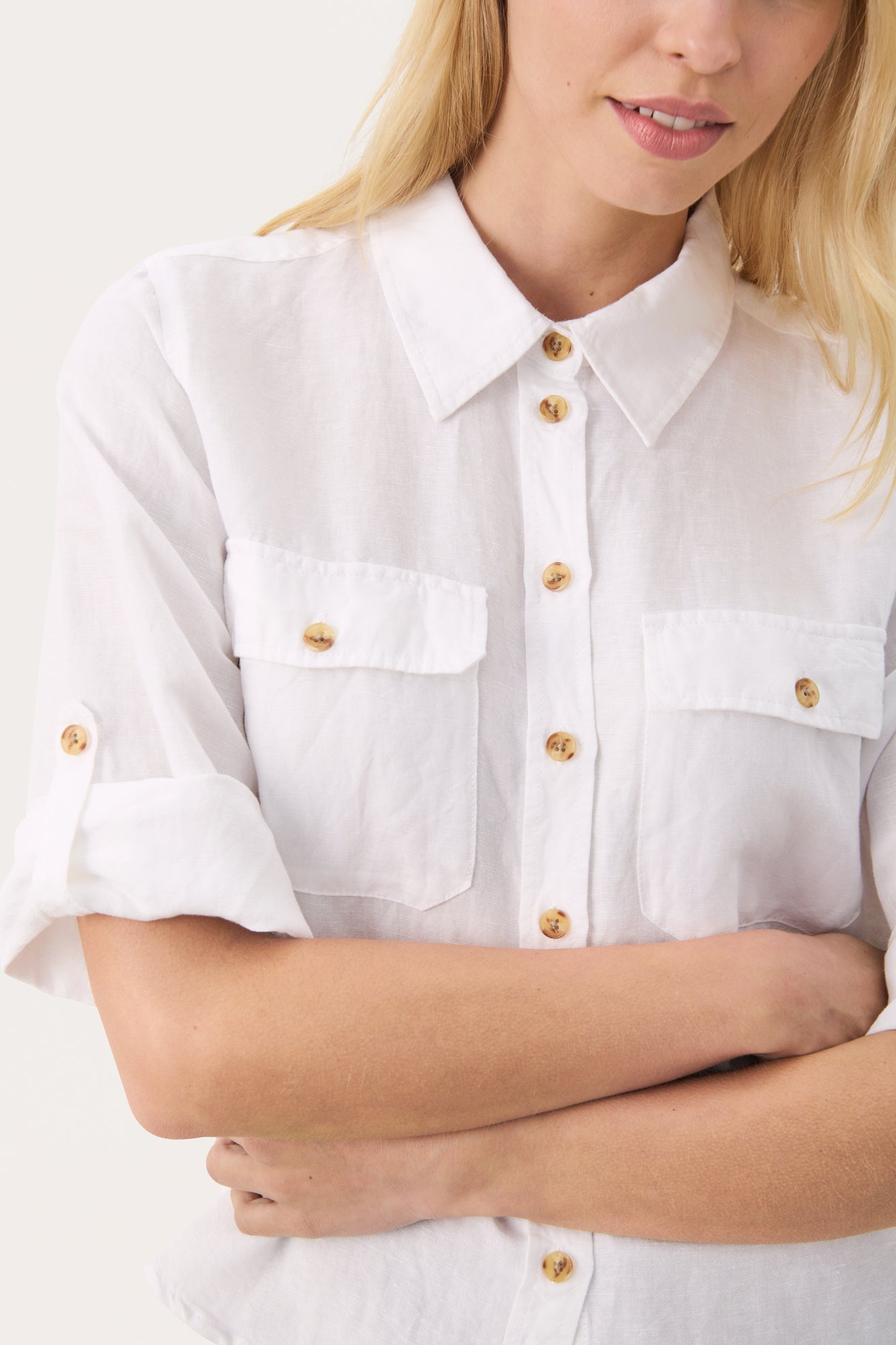 Blouse pour femme par Part Two | 30309698 Blanc Brillant | Boutique Vvög, vêtements mode pour homme et femme