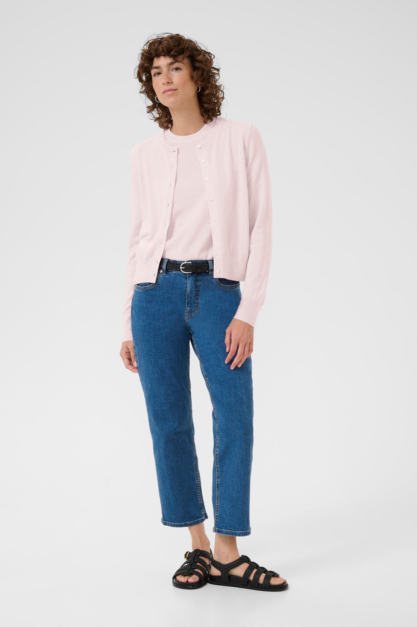 Chandail boutonné pour femme par Part Two | 30309793 Craie Mauve | Boutique Vvög, vêtements mode pour homme et femme