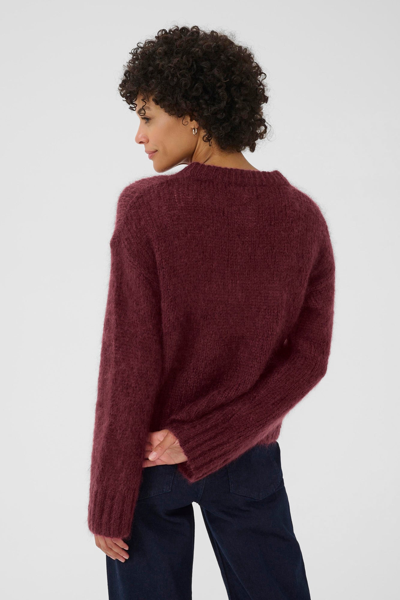 Tricot pour femme par Part Two | 30310023 Porto Tawny | Boutique Vvög, vêtements mode pour homme et femme