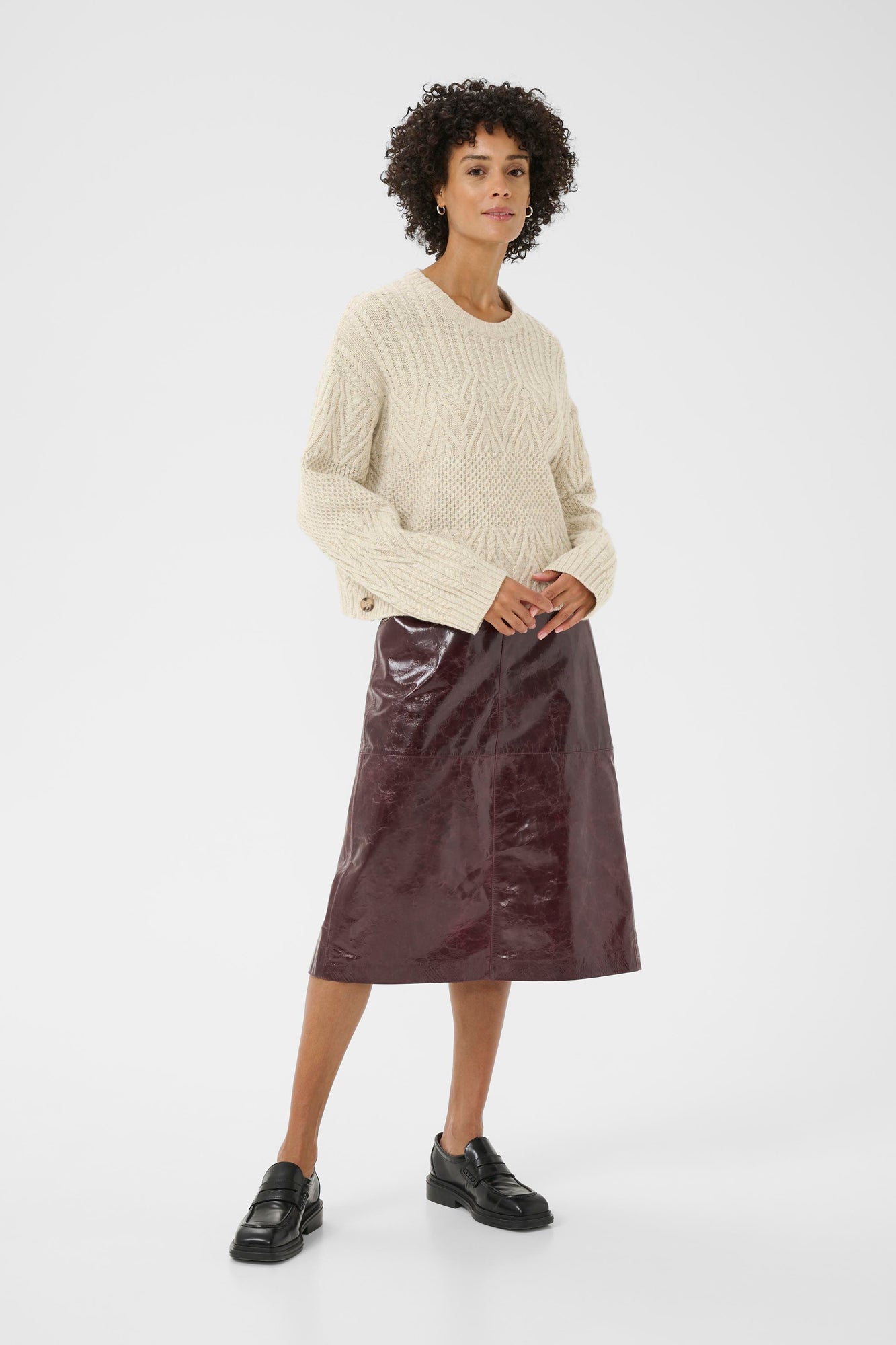 Tricot pour femme par Part Two | 30310029 Chêne Français | Boutique Vvög, vêtements mode pour homme et femme