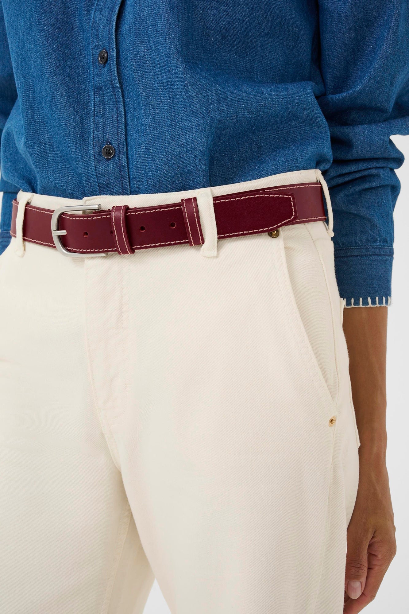 Ceinture pour femme par Part Two | 30310092 Porto Tawny | Boutique Vvög, vêtements mode pour homme et femme