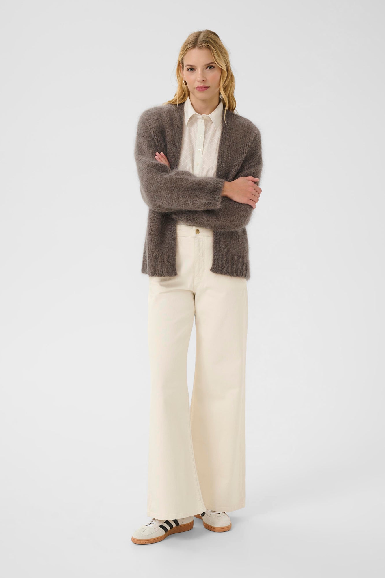 Tricot ouvert pour femme par Part Two | 30310114 Faucon | Boutique Vvög, vêtements mode pour homme et femme
