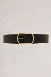 Ceinture réversible pour femme par White Stuff | 440903 Noir pur | Boutique Vvög, vêtements mode pour homme et femme