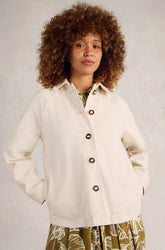 Veste boutonnée pour femme par White Stuff | 442801 Naturel | Boutique Vvög, vêtements mode pour homme et femme