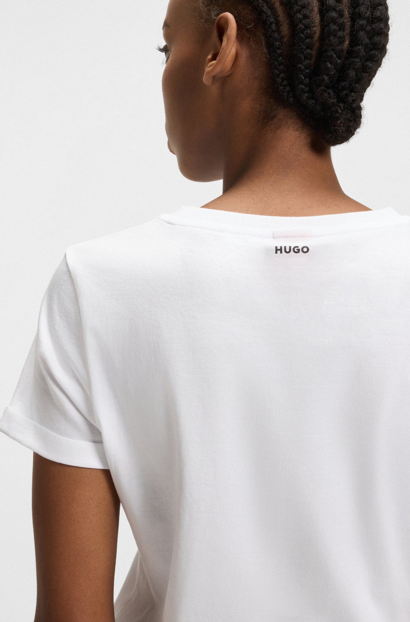 T-shirt pour femme par HUGO BOSS | 50417212 Blanc | Boutique Vvög