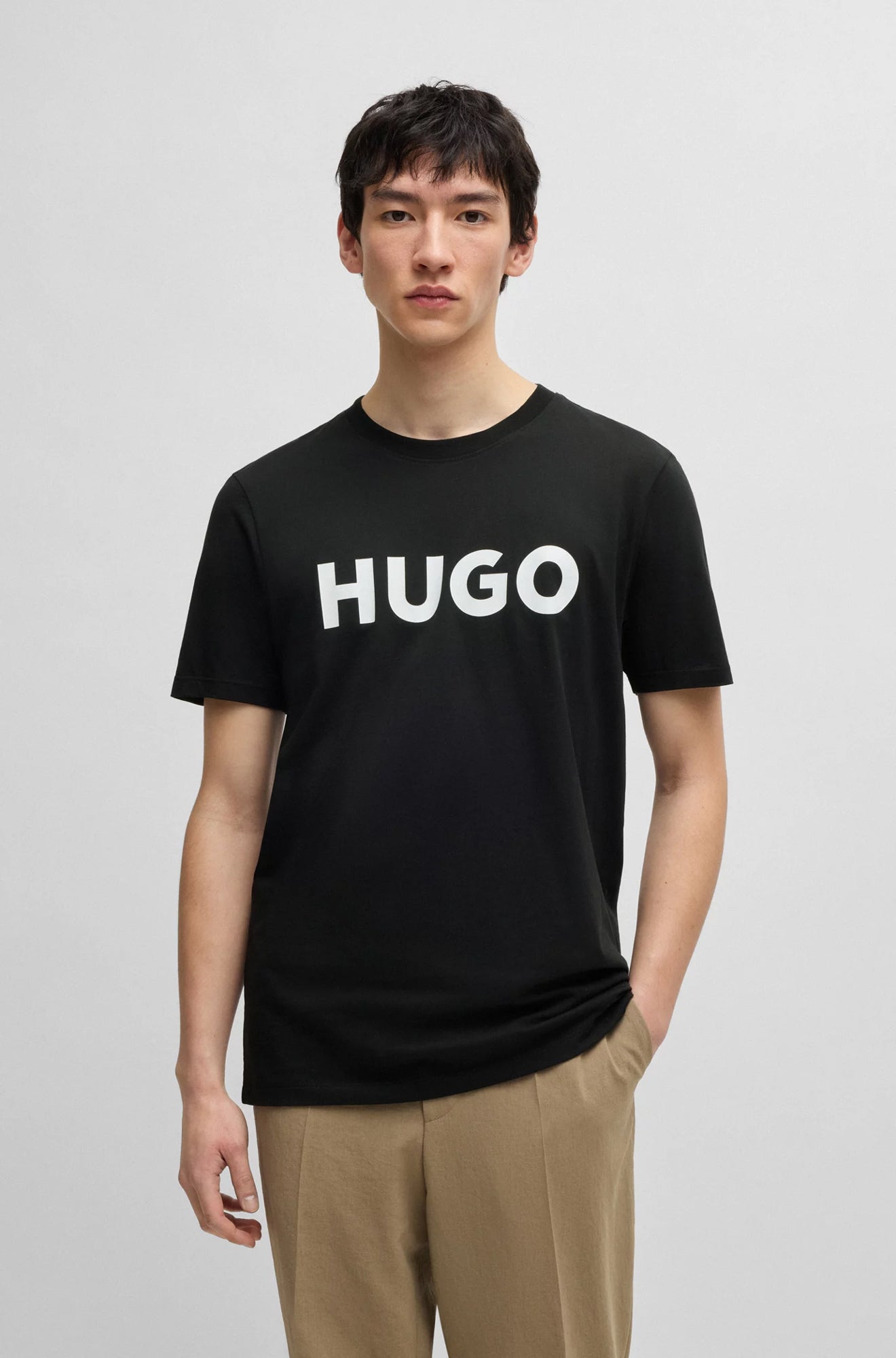T-Shirt pour homme par HUGO BOSS | 50467556 Noir | Boutique Vvög