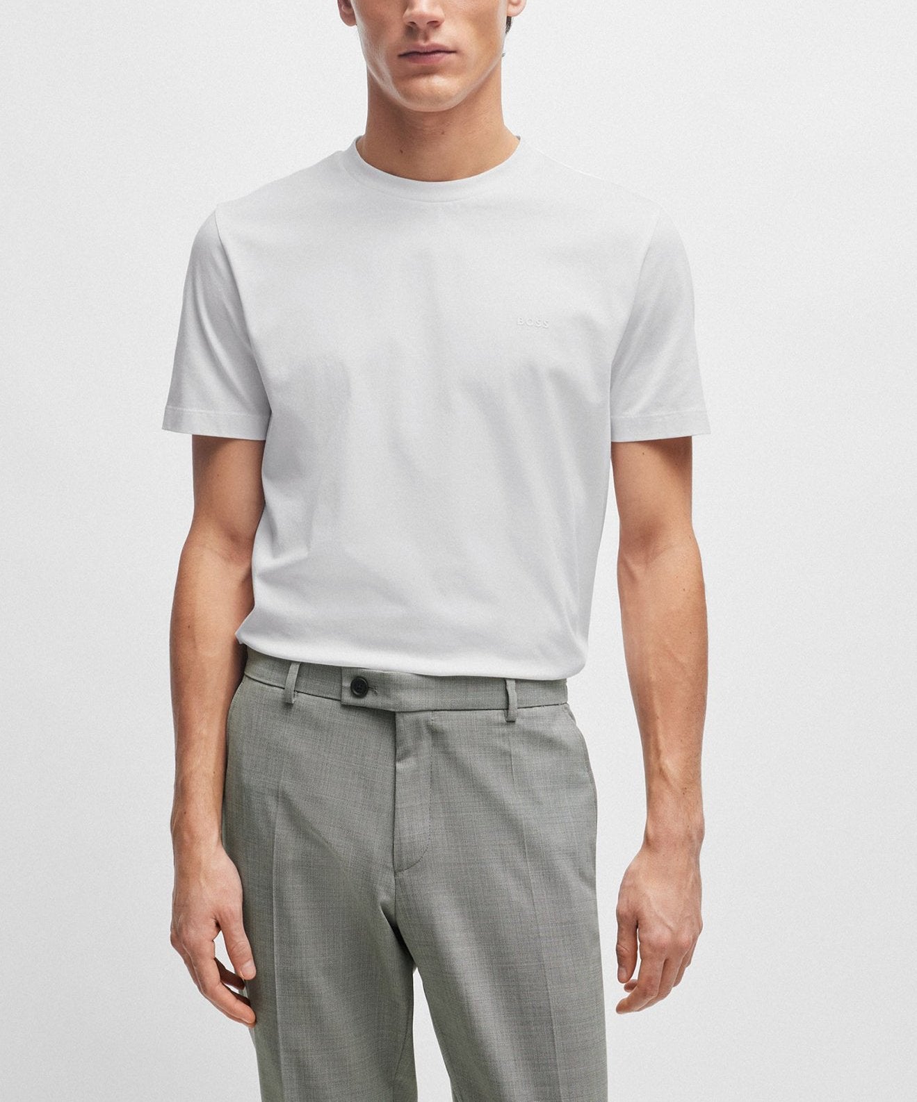 Men's dressy T-Shirt by HUGO BOSS collection Sport 50468347