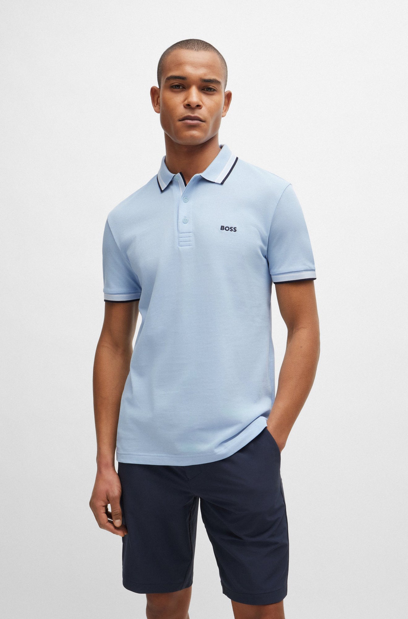Sport polo 50469055 Pastel Blue
