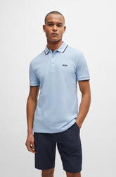 Polo sport pour homme par HUGO BOSS | 50469055 Bleu Pastel | Boutique Vvög, vêtements mode pour homme et femme