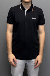 Polo pour homme par HUGO BOSS | 50469102 Noir | Boutique Vvög, vêtements mode pour homme et femme