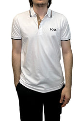 Polo sport pour homme par HUGO BOSS | 50469102 Naturel | Boutique Vvög, vêtements mode pour homme et femme