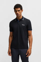 Polo pour homme par HUGO BOSS | 50469102 Bleu Foncé | Boutique Vvög, vêtements mode pour homme et femme