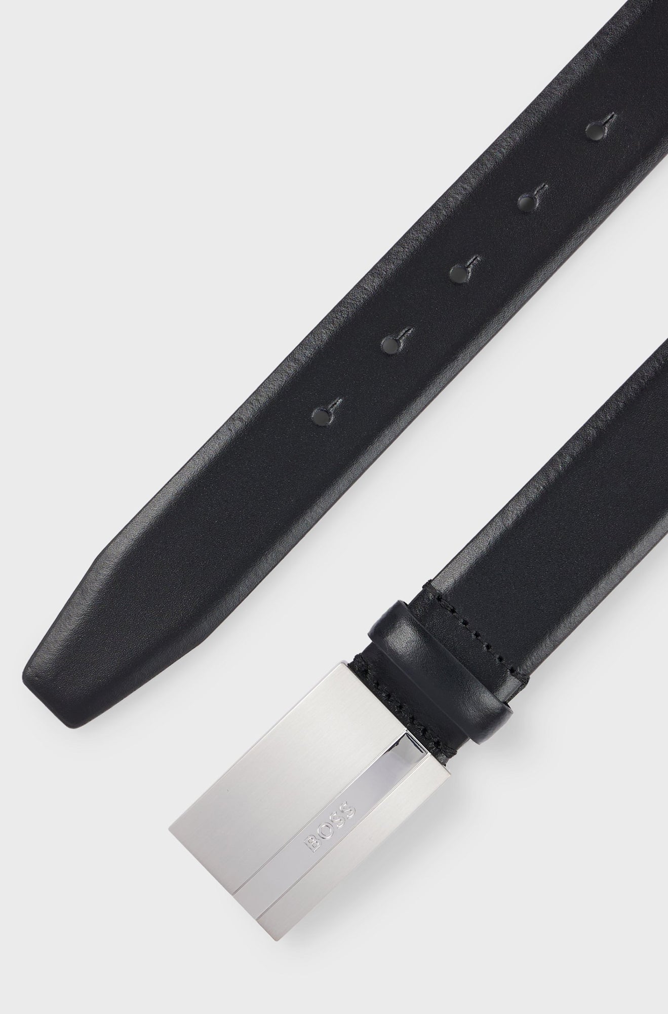 Ceinture pour homme par HUGO BOSS | 50480955 Noir | Boutique Vvög, vêtements mode pour homme et femme