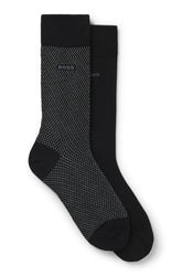 Paire de 2 paires bas pour homme par HUGO BOSS | 50487872 Noir | Boutique Vvög, vêtements mode pour homme et femme