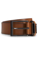Ceinture pour homme par HUGO BOSS | 50491852 Brun Moyen | Boutique Vvög, vêtements mode pour homme et femme