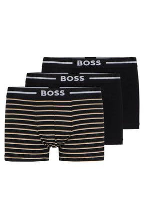 Paquet de 3 boxers pour homme par HUGO BOSS | 50499397 Multi/978-OPEN MISCELLANEOUS | Boutique Vvög, vêtements mode pour homme et femme