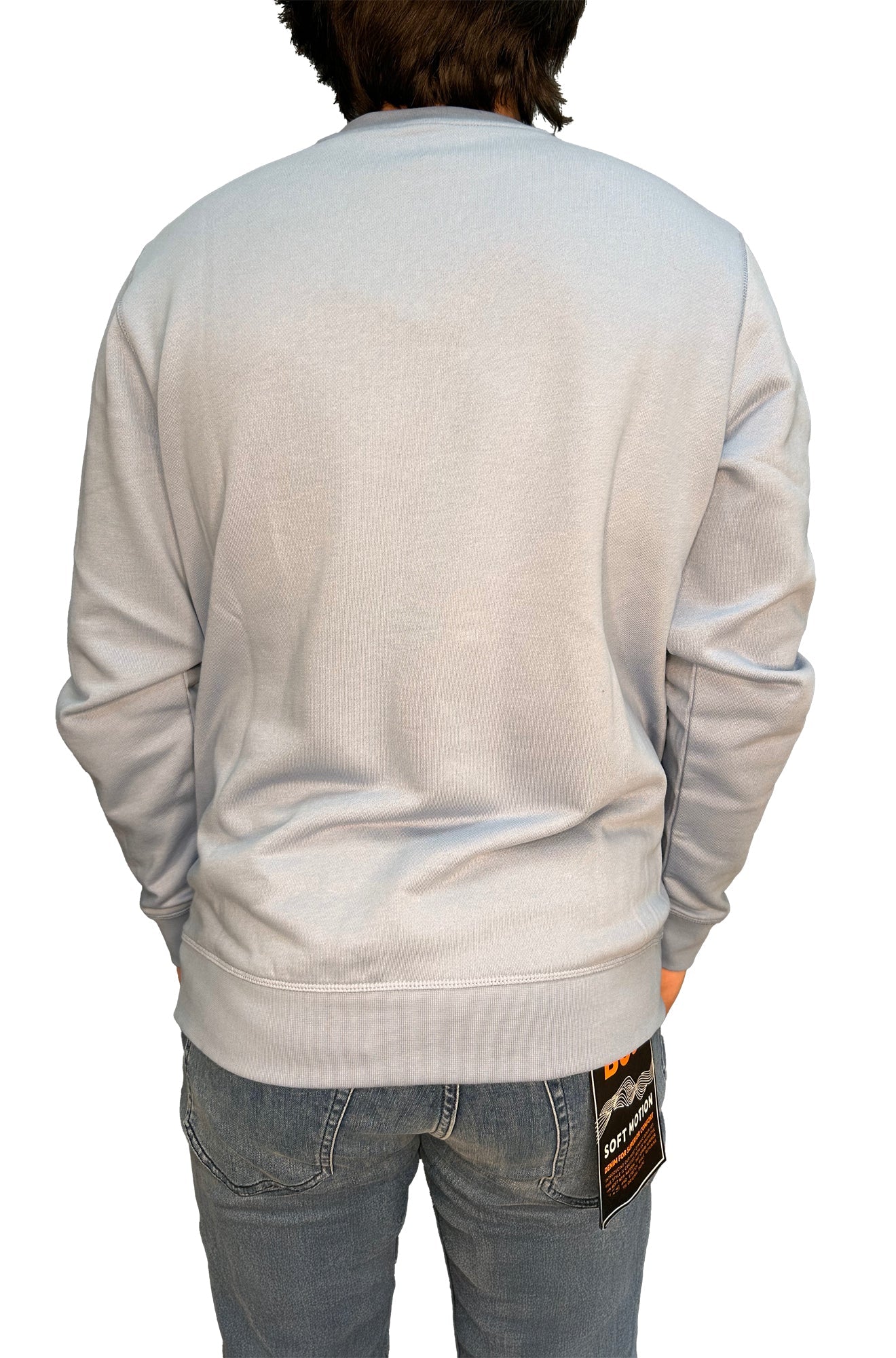 Chandail manches longues pour homme par HUGO BOSS | 50509323 Bleu Ouvert | Boutique Vvög, vêtements mode pour homme et femme