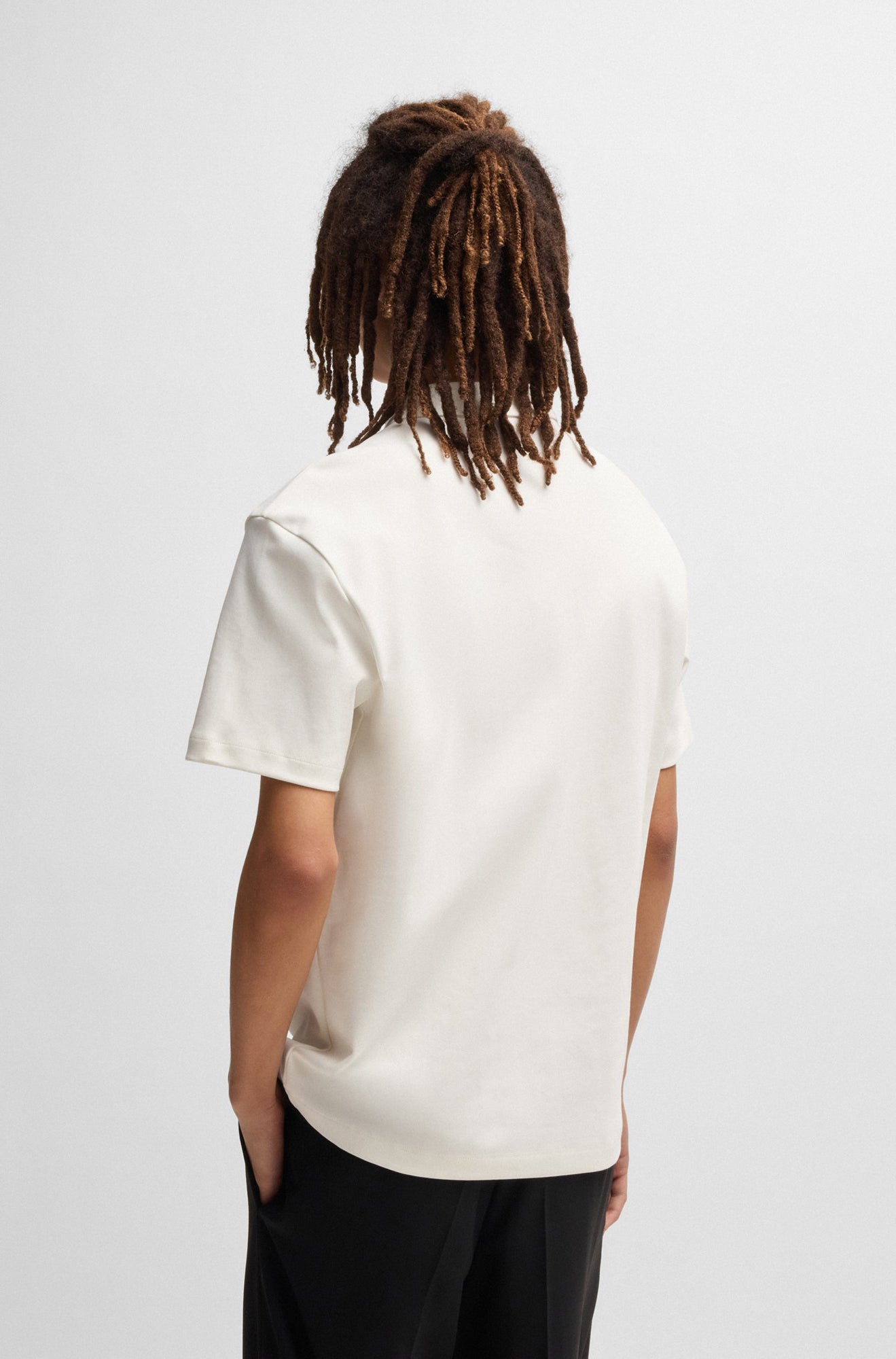 Polo pour homme par HUGO BOSS | 50517638 Naturel | Boutique Vvög, vêtements mode pour homme et femme