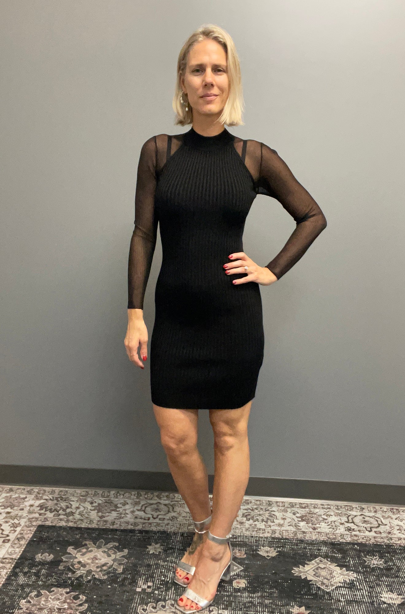 Woman's dress by HUGO BOSS 50518336 Black Boutique Vvög