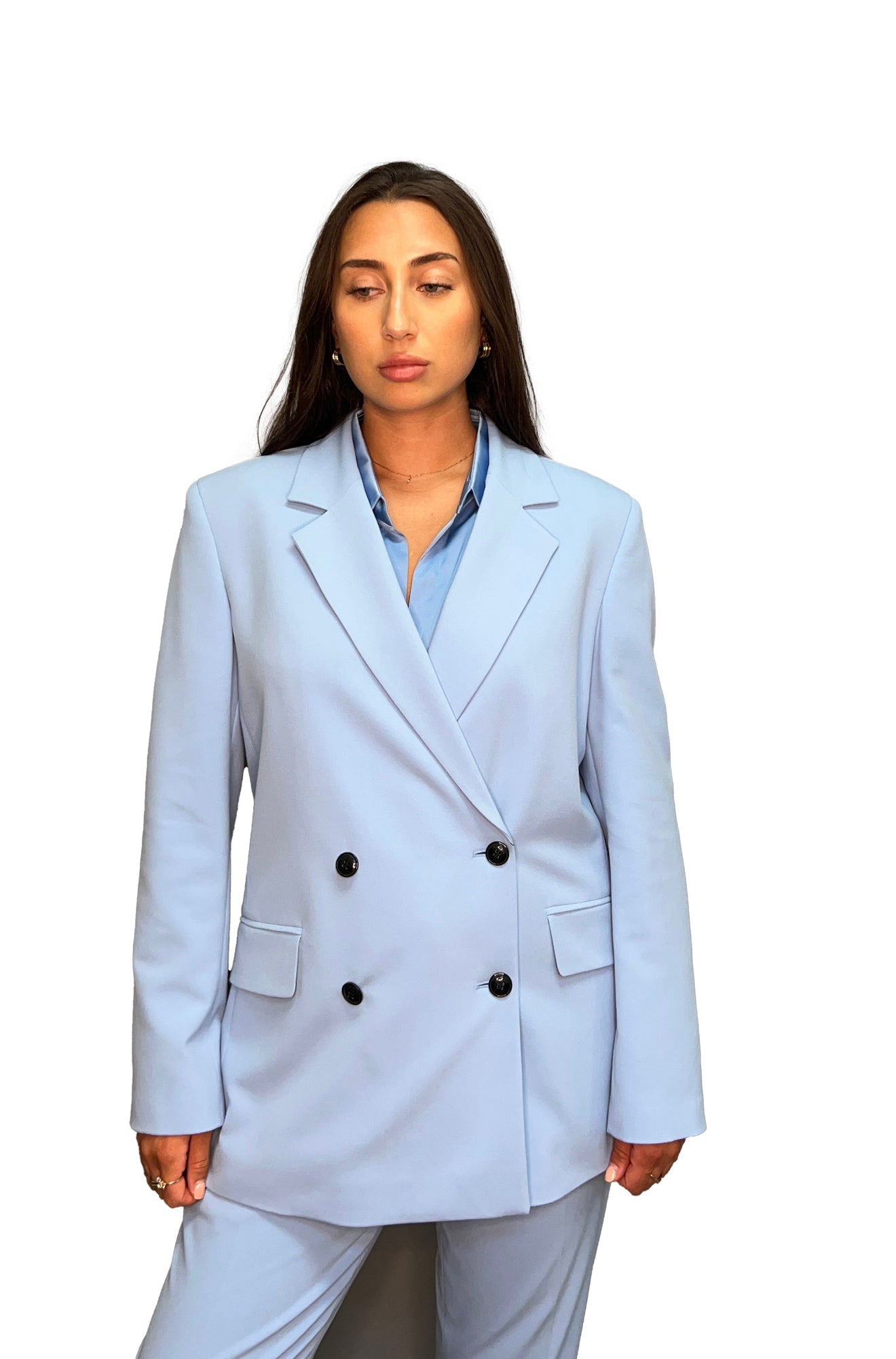 Veston pour femme par HUGO BOSS | 50533894 Bleu Pastel | Boutique Vvög, vêtements mode pour homme et femme