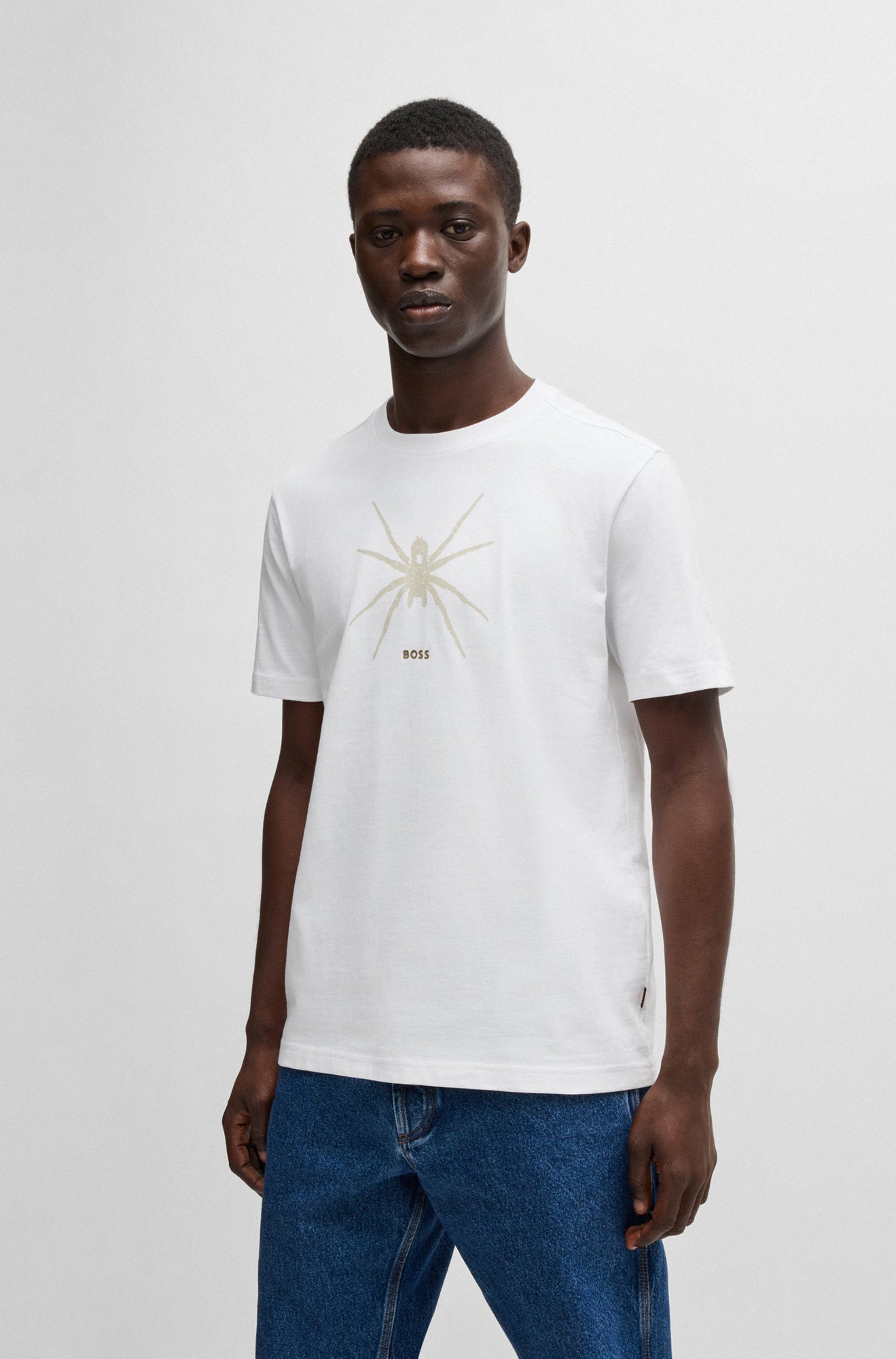 Men's T-Shirt by HUGO BOSS 50534924 White Boutique Vvög