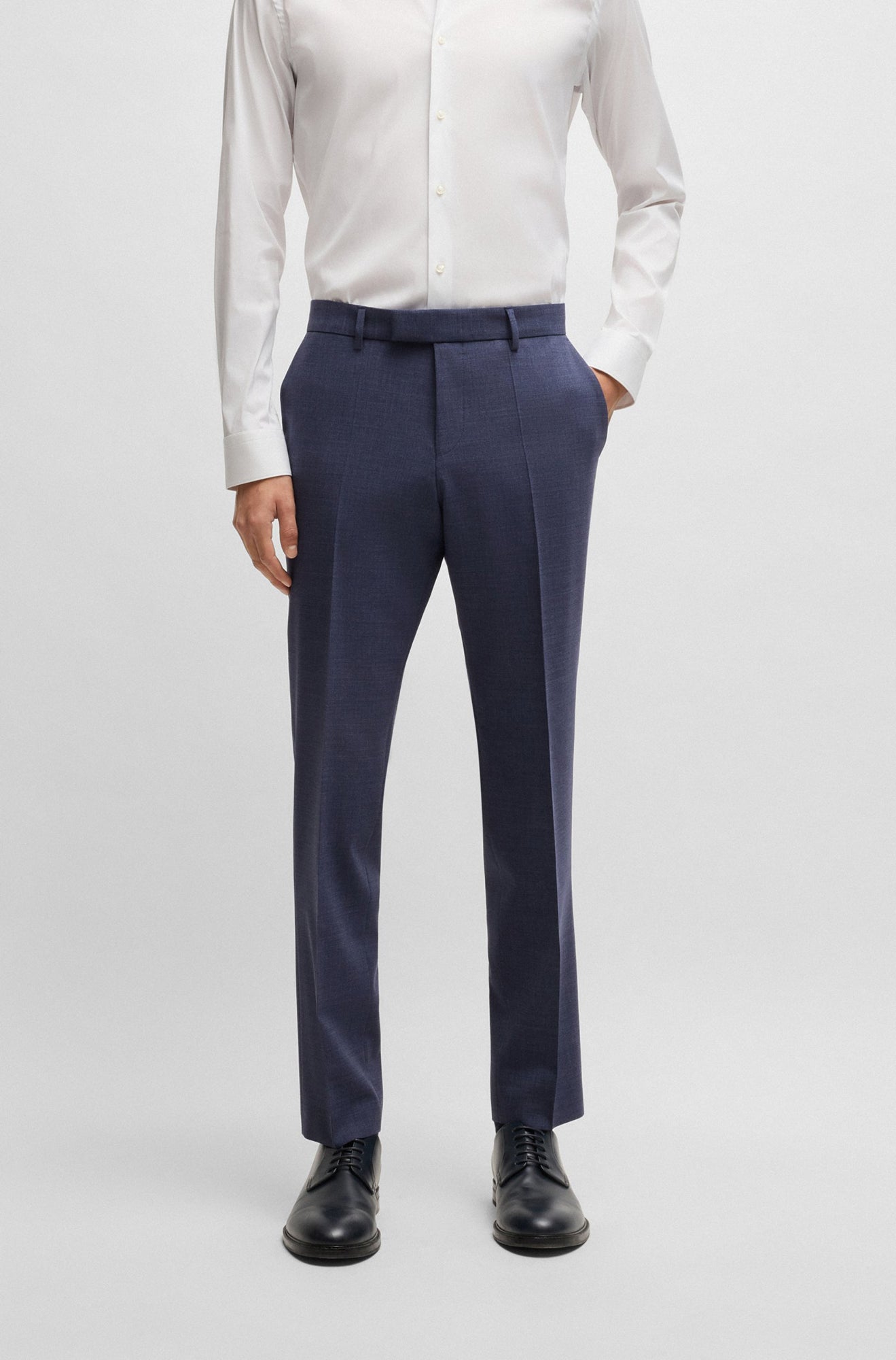 Habit pour homme par HUGO BOSS | 50534976 Bleu Moyen | Boutique Vvög, vêtements mode pour homme et femme