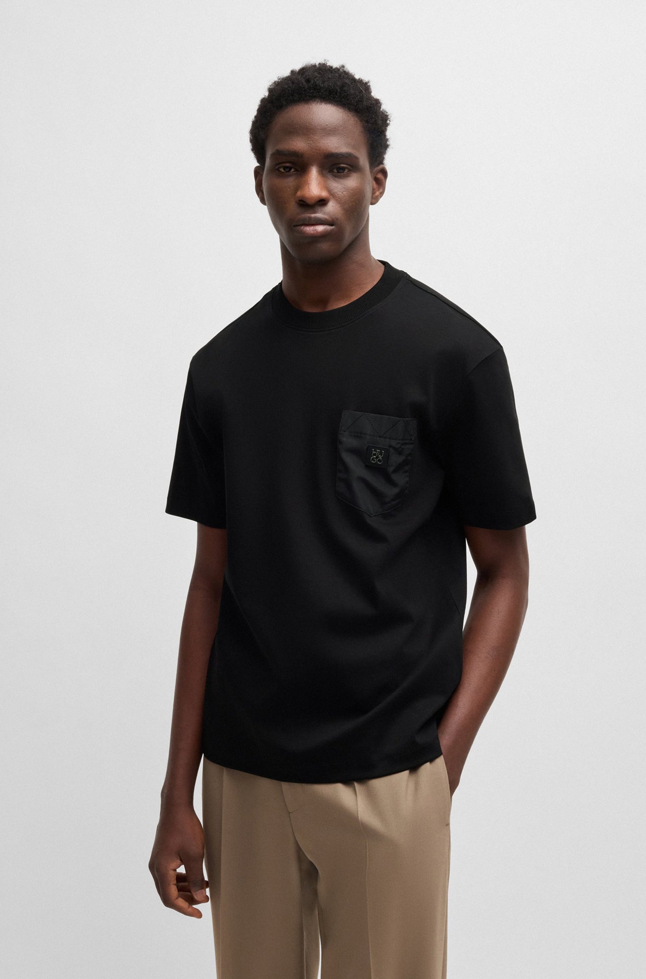Men's polo by HUGO BOSS | 50536347 Black | Boutique Vvög , fashion