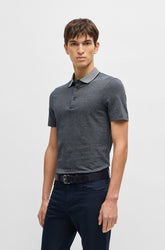 Polo pour homme par HUGO BOSS | 50536853 Bleu Foncé | Boutique Vvög, vêtements mode pour homme et femme
