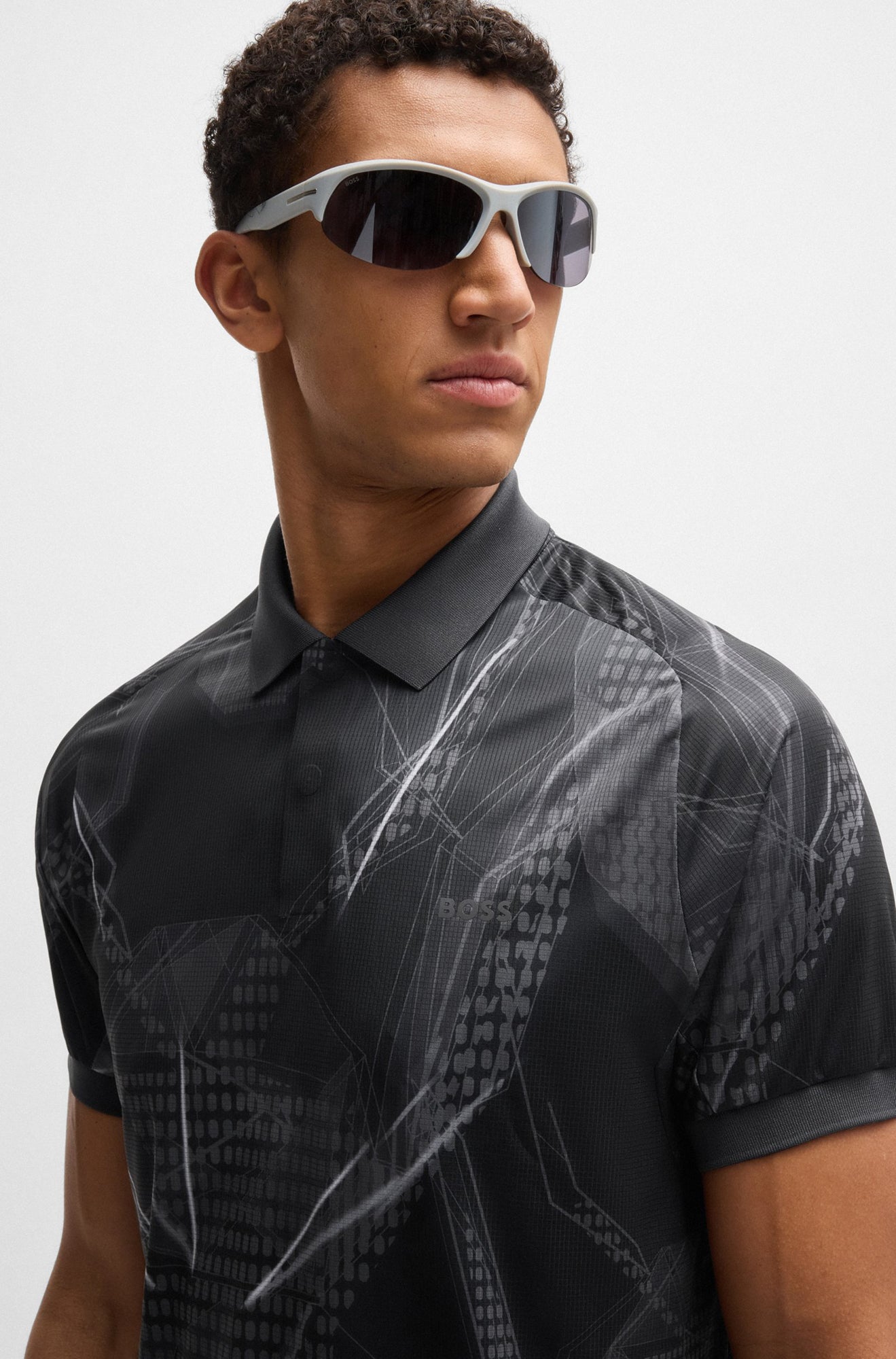 Polo sport pour homme par HUGO BOSS | 50537757 Noir | Boutique Vvög, vêtements mode pour homme et femme