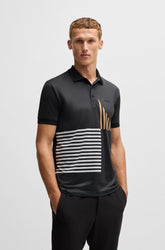 Polo sport pour homme par HUGO BOSS | 50539506 Noir | Boutique Vvög, vêtements mode pour homme et femme