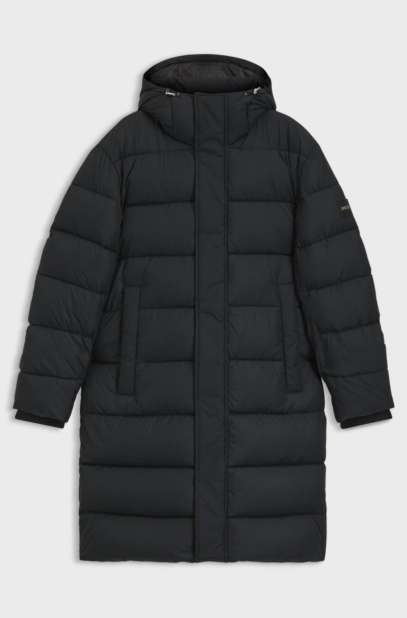 Manteau d'hiver pour homme par HUGO BOSS | 50540474 Noir | Boutique Vvög, vêtements mode pour homme et femme