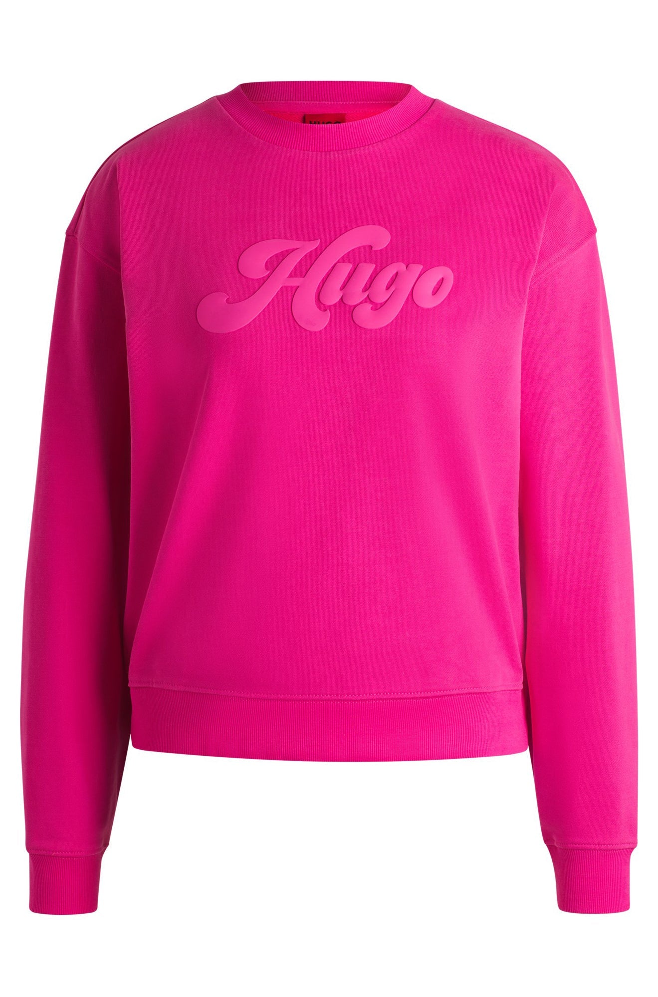 Chandail manches longues pour femme par HUGO BOSS | 50541169 Rose Vif | Boutique Vvög