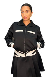 Veste avec colet pour femme par HUGO BOSS | 50542757 Noir | Boutique Vvög, vêtements mode pour homme et femme