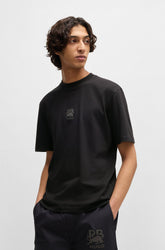 T-Shirt pour homme par HUGO BOSS | 50542766 Noir | Boutique Vvög, vêtements mode pour homme et femme