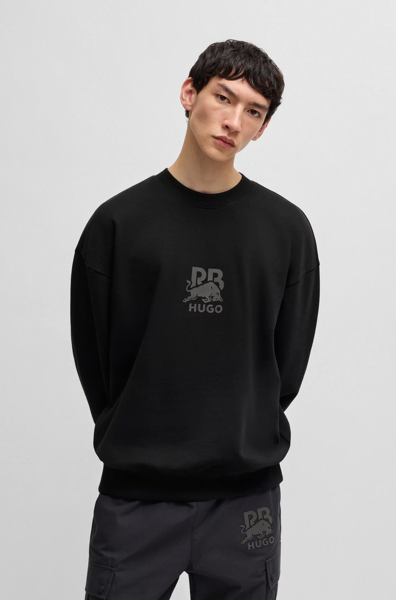 Chandail manches longues pour homme par HUGO BOSS | 50542806 Noir | Boutique Vvög