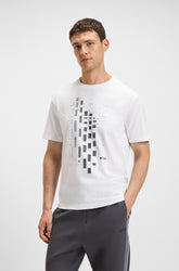 T-Shirt pour homme par HUGO BOSS | 50543808 Blanc | Boutique Vvög, vêtements mode pour homme et femme