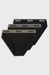 Paquet de 3 sous-vêtements pour homme par HUGO BOSS | 50554683 Noir | Boutique Vvög, vêtements mode pour homme et femme
