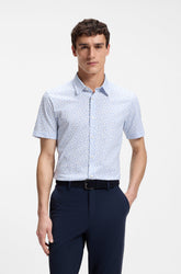Chemise sport pour homme par HUGO BOSS | 50560692 Bleu Pastel Clair | Boutique Vvög, vêtements mode pour homme et femme