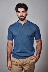 Polo sport avec zip pour homme par Fellows | 61 3665 115 | Boutique Vvög, vêtements mode pour homme et femme