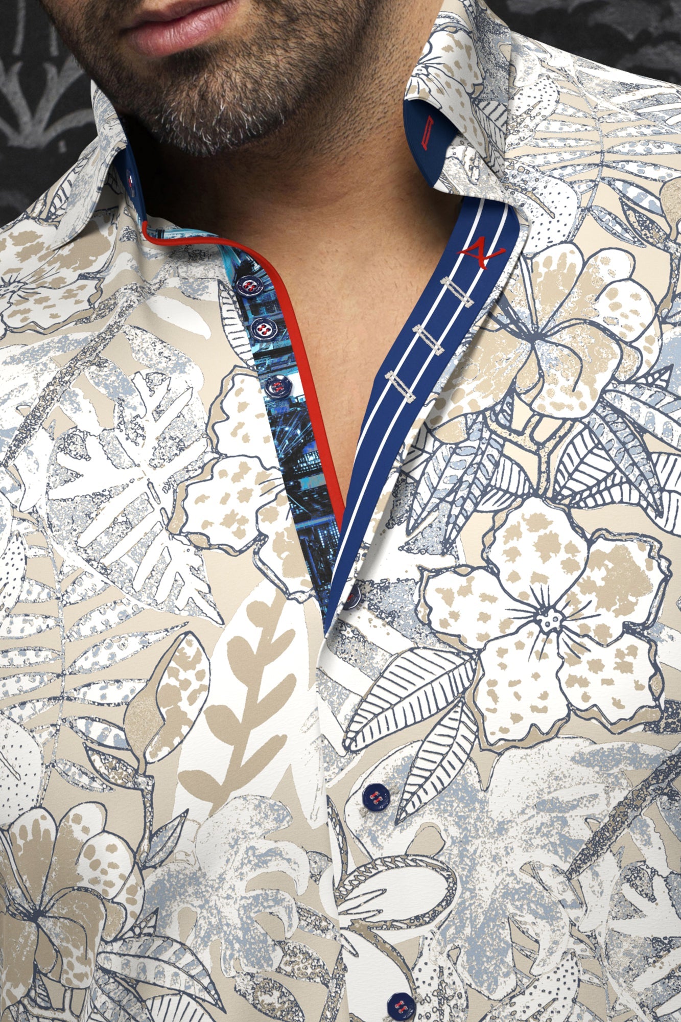 Chemise manches longues en Knit pour homme par Au Noir | ALVARADO Pierre | Boutique Vvög, inventaire complet de la marque Au Noir