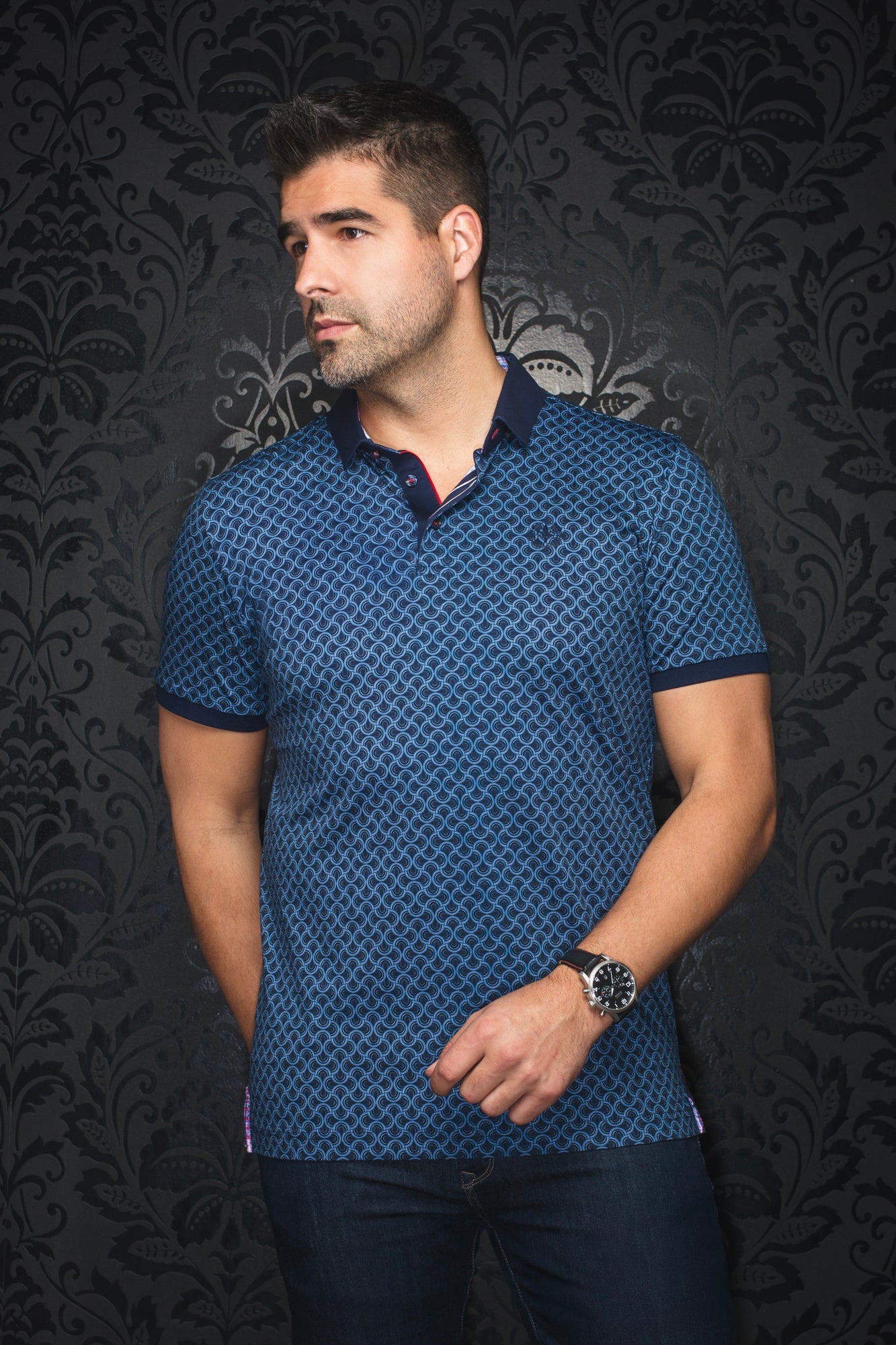 Polo pour homme par Au Noir | AVESTA Marine | Boutique Vvög, inventaire complet de la marque Au Noir