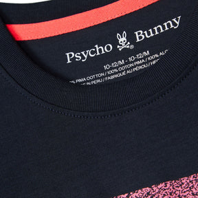 T-Shirt pour homme par Psycho Bunny | Livingston B6U247B2TS Marine | Boutique Vvög, vêtements mode pour homme et femme