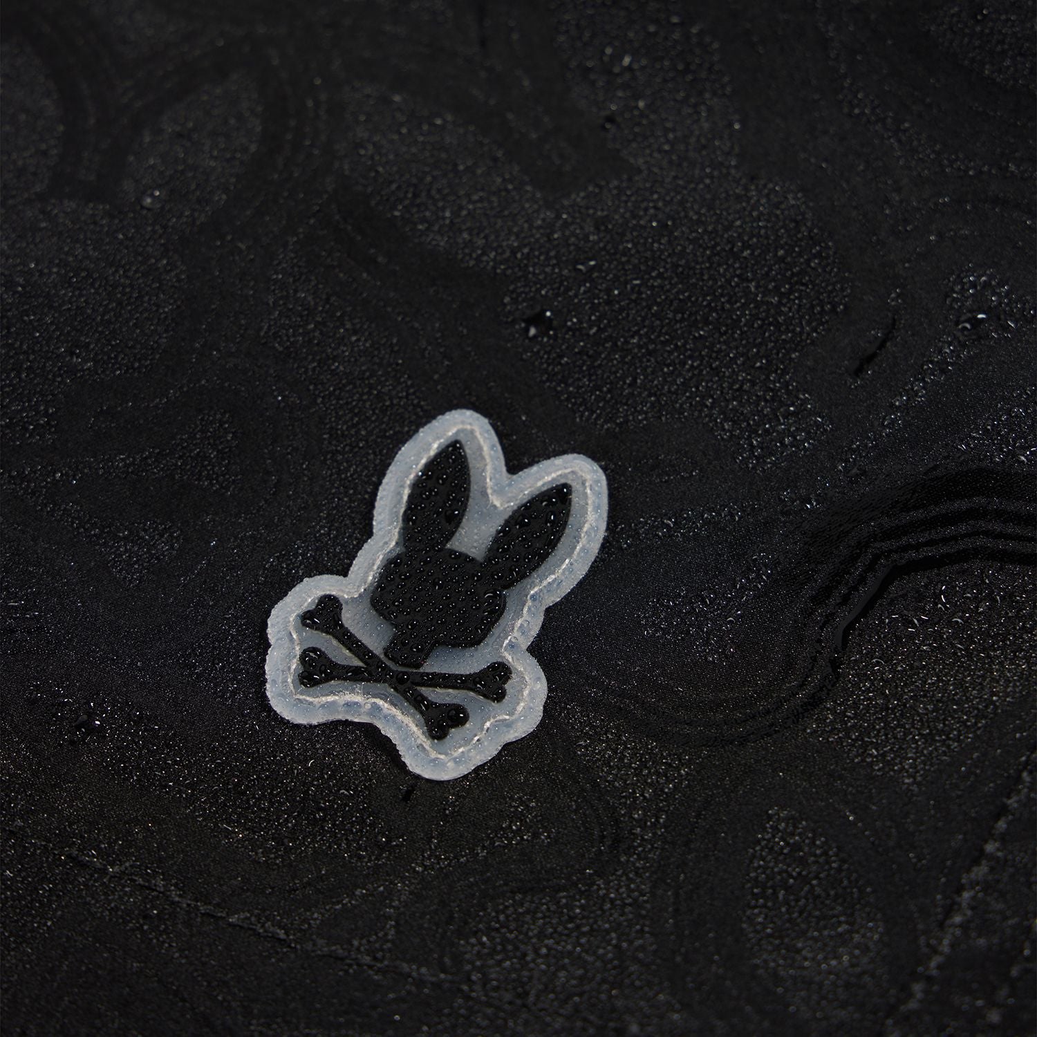 Maillot de bain pour homme par Psycho Bunny | Palmview B6W728D200 Noir | Boutique Vvög, vêtements mode pour homme et femme